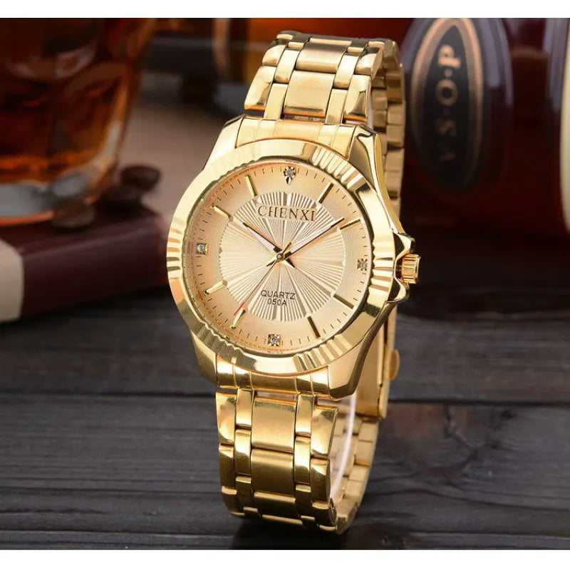 Stainless Steel Mesh Belt Fashion Watch Men