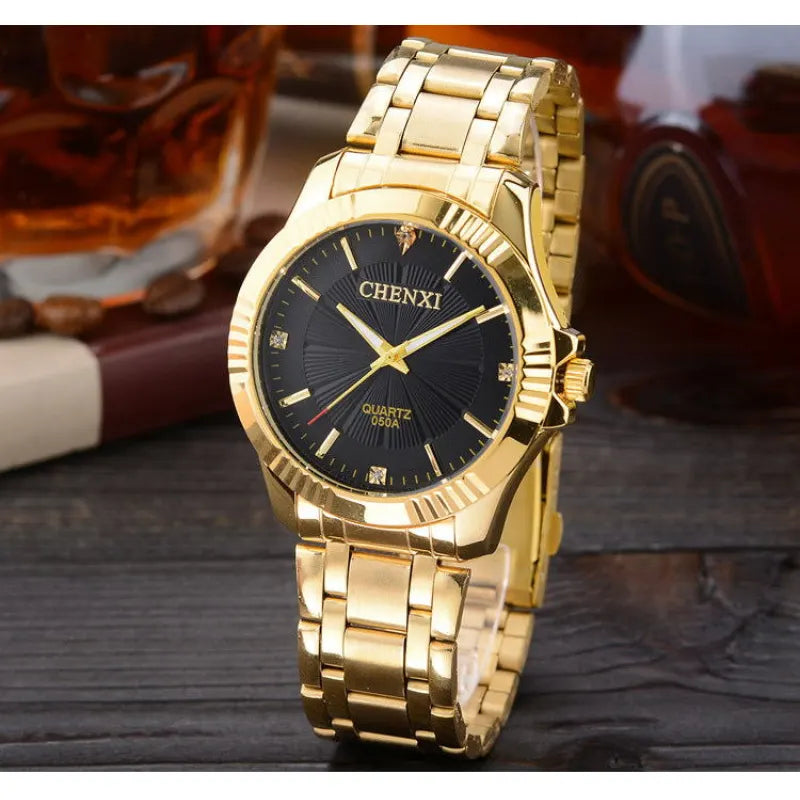 Stainless Steel Mesh Belt Fashion Watch Men