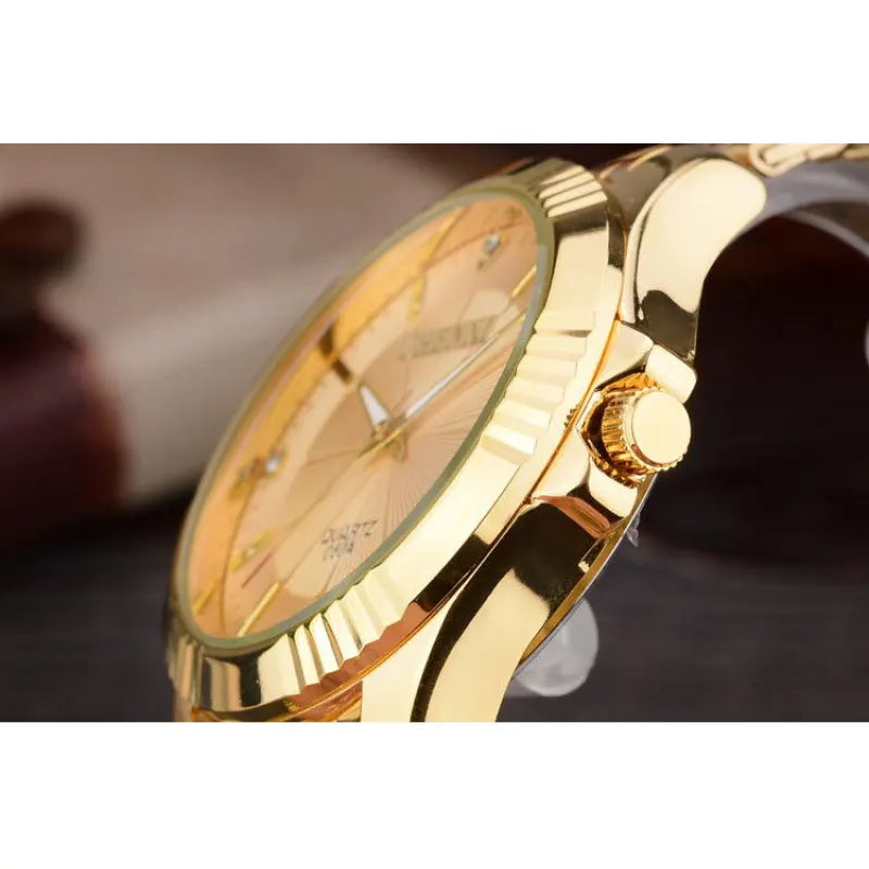 Stainless Steel Mesh Belt Fashion Watch Men