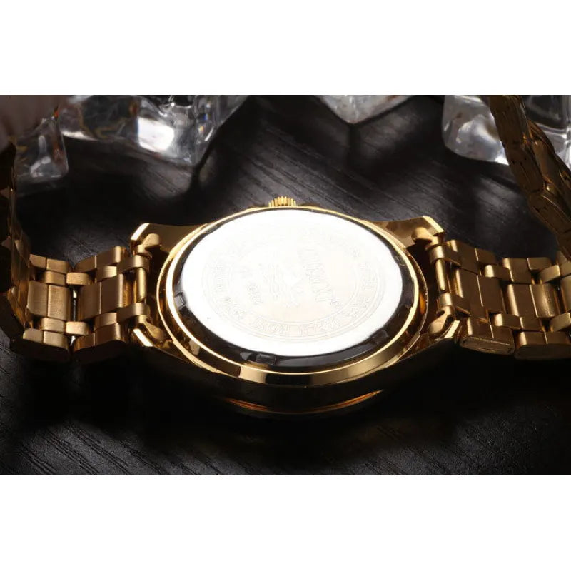 Stainless Steel Mesh Belt Fashion Watch Men