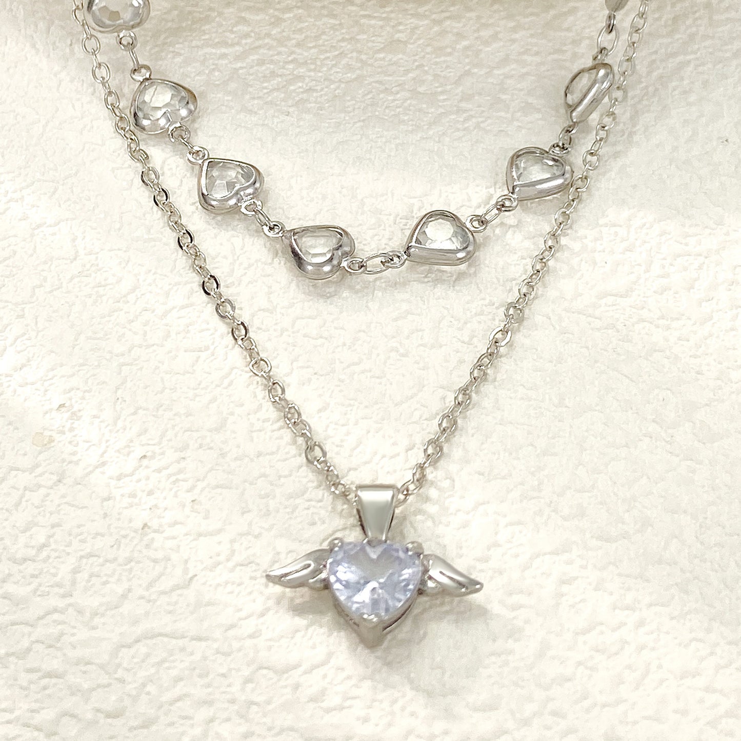 Heart Wings Necklace Cold Style Creative Clavicle Chain
